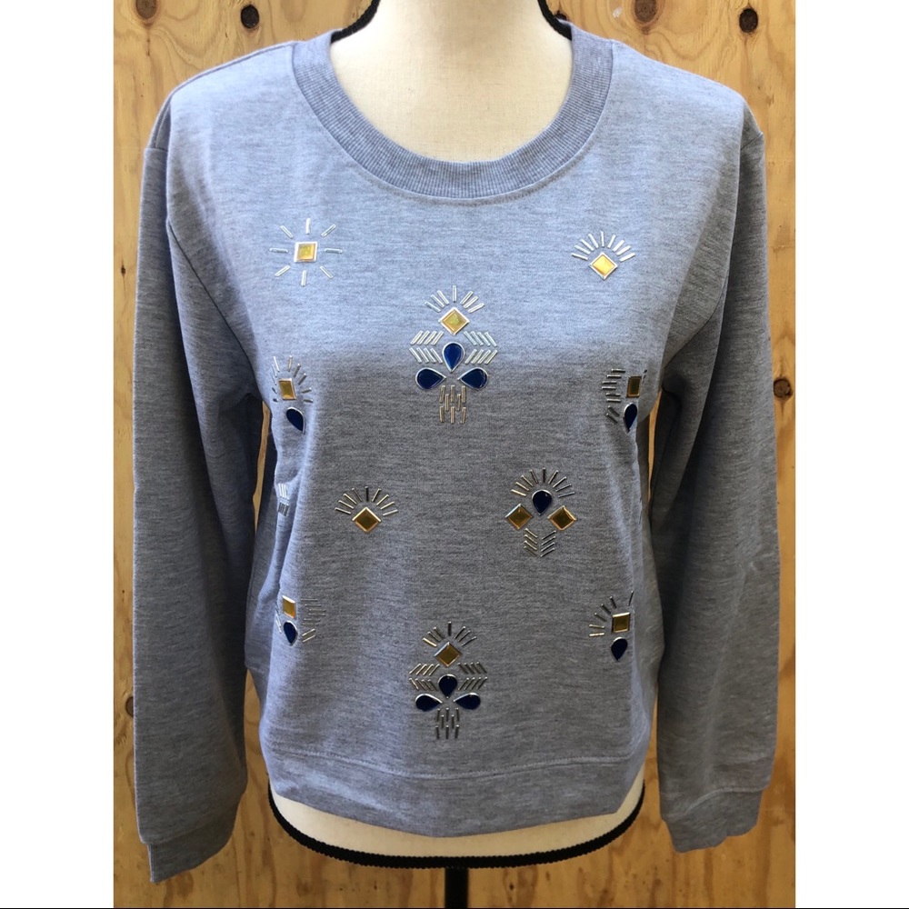Nameless Pullover Crewneck Sweatshirt Medium